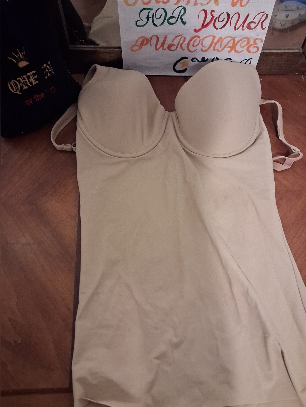 Wacoal Beige Seamless Shaping Camisole with Built-In Cups